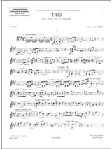 Trio - Jean Cras - Partition - Trios